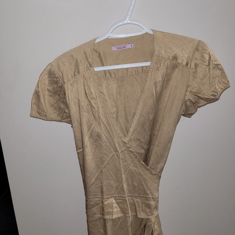 Calypso 100 Silk Wrap Dress - Picture 11 of 11